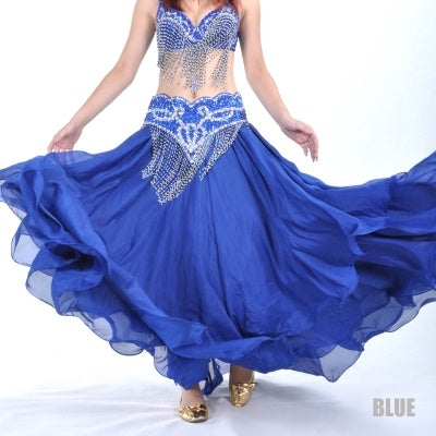 2023 Professional and Sexy 14 Color 3 Layer Chiffon Skirt, Belly Dance Skirt, Belly Dance Clothing, Belly Dance Clothes