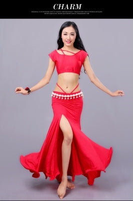 SHOWYOU 5 Colors Polyester Morden Dance Dress Belly Dance costumes Belly Dance Dress