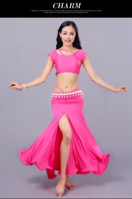 SHOWYOU 5 Colors Polyester Morden Dance Dress Belly Dance costumes Belly Dance Dress