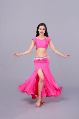 SHOWYOU 5 Colors Polyester Morden Dance Dress Belly Dance costumes Belly Dance Dress