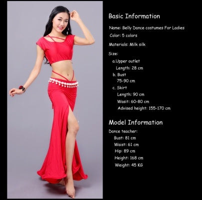 SHOWYOU 5 Colors Polyester Morden Dance Dress Belly Dance costumes Belly Dance Dress