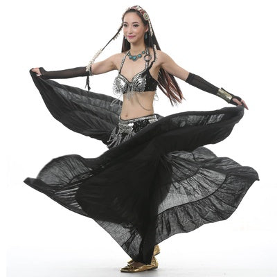 SHOWYOU 12 Color 16m(about37.8") Tribal Skirt, Tribal Dance, Skirt, Belly dance, Gypsy Skirt, Big Swing Skirt, Belly Dance, Flax Dance skirt