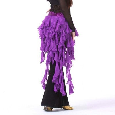 2023 13 Color Polyester Fox Tail Scarf, Waist belt, Egypt Belly Dance Hip Scarf