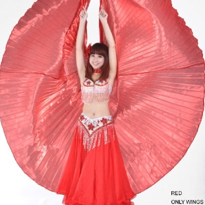 Polyester 360No-branching Isis Wings, Golden wings, Silver Wings, Wings Props, Belly Dancing Wings