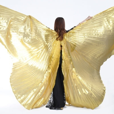 Opening Isis Branching Belly Dance Magic Yarn Wings Transparent Belly Dance Wings