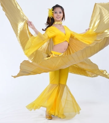 Opening Isis Branching Belly Dance Magic Yarn Wings Transparent Belly Dance Wings