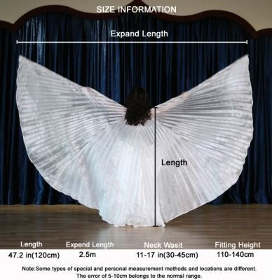 47.2"(120CM) Light Weight Children's Belly Dance Colorful Wings Isis Wings Colorful Wings Costumes