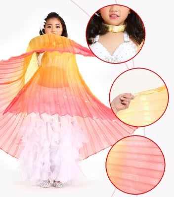 47.2"(120CM) Light Weight Children's Belly Dance Colorful Wings Isis Wings Colorful Wings Costumes