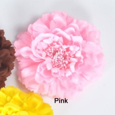 Barrettes à nœuds pour cheveux doublées de fleurs de pivoine en térylène pour filles et femmes, 14 couleurs, 2023