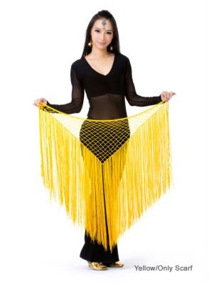 2023 Nylon Argentine Style Triangle Scarf Shawl Belly Dance Costume Belly Dance Waist Chain Belly Dance Hip Towel Mermaid Hip Towel Scarf