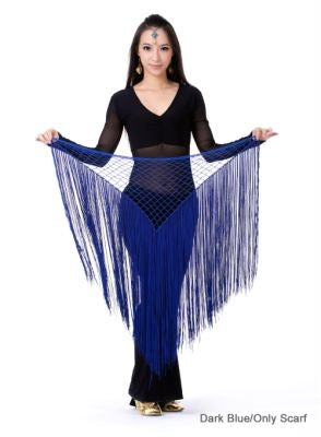 2023 Nylon Argentine Style Triangle Scarf Shawl Belly Dance Costume Belly Dance Waist Chain Belly Dance Hip Towel Mermaid Hip Towel Scarf