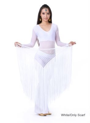 2023 Nylon Style argentin Triangle écharpe châle danse du ventre Costume danse du ventre taille chaîne danse du ventre hanche serviette sirène hanche serviette écharpe