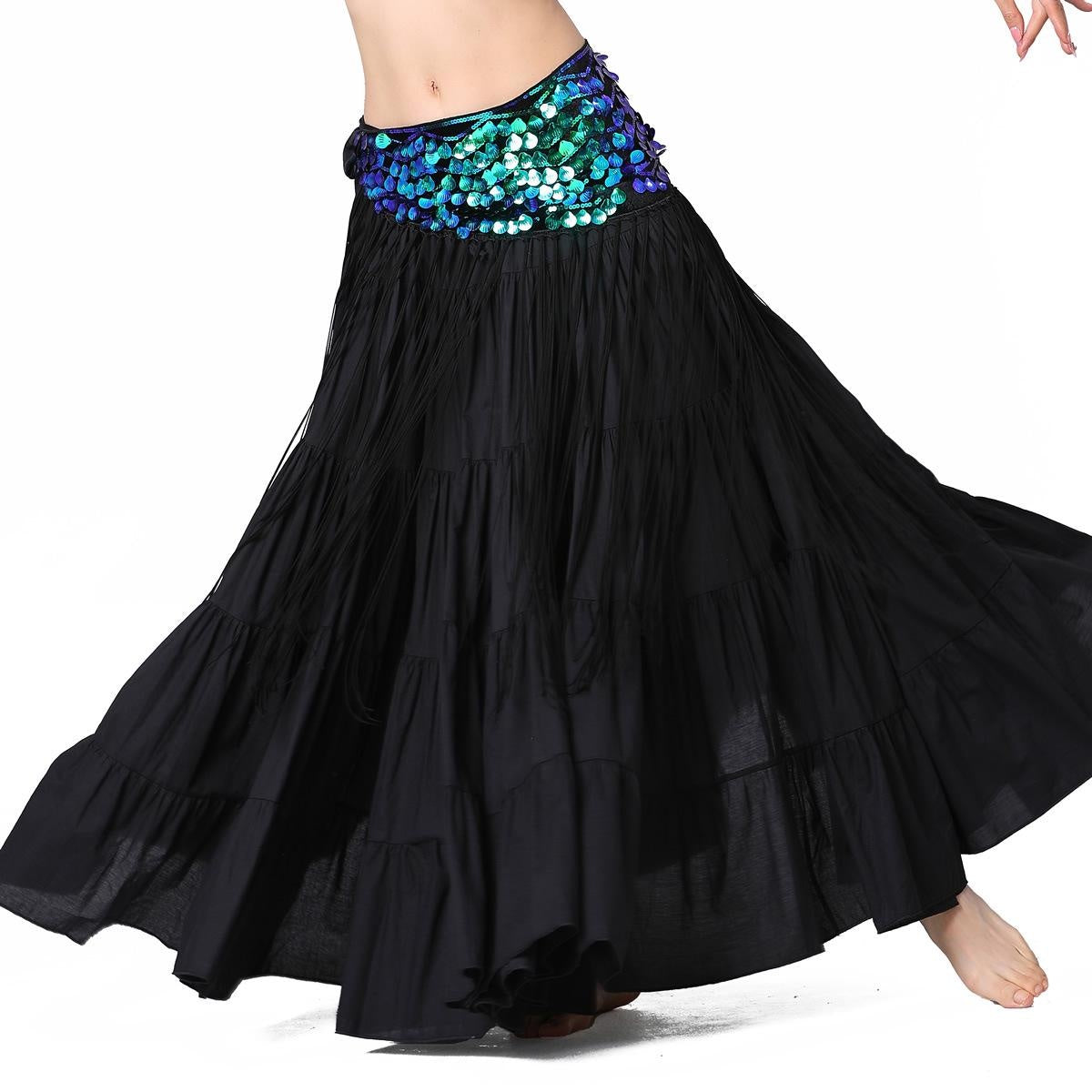 Sequin Long Tassel Waist Chain, Belly Dance Waist Chain