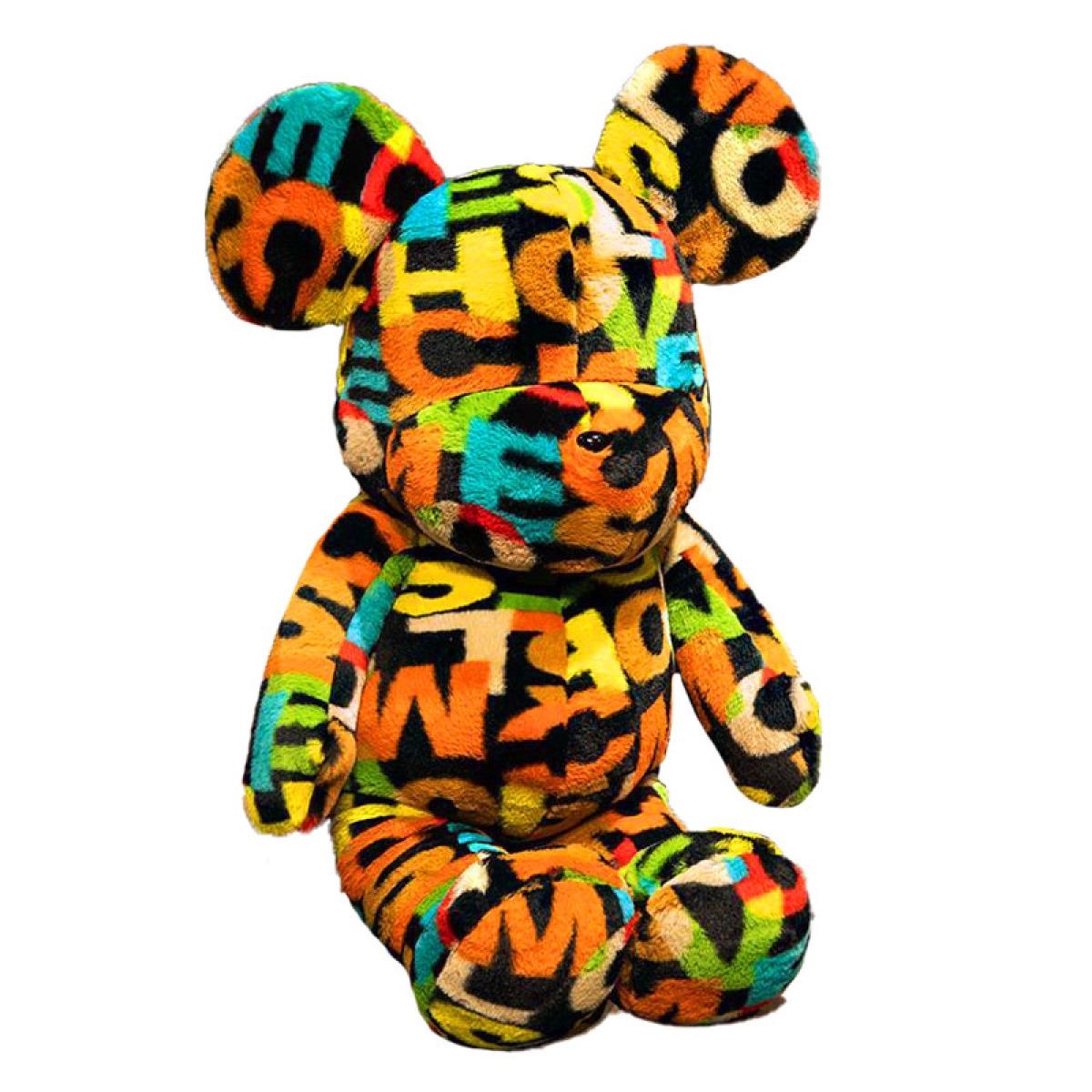 Multicolor Dazzle Tide Play Violent Bear Plush Toy Cute Cuddle Bear Stuffed Doll Creative Bear Plush Toy Doll Valentine's Day Gift