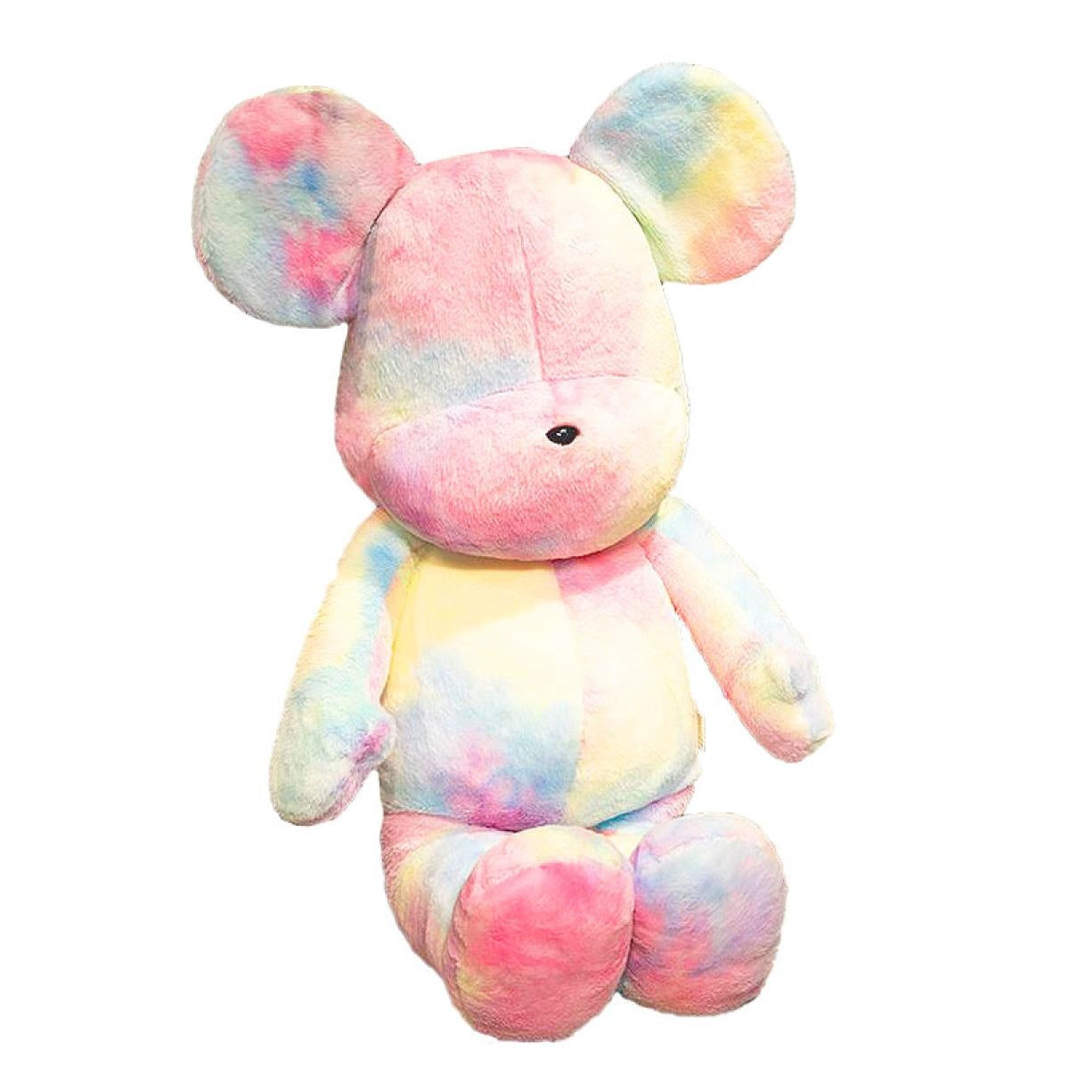 Multicolor Dazzle Tide Play Violent Bear Plush Toy Cute Cuddle Bear Stuffed Doll Creative Bear Plush Toy Doll Valentine's Day Gift