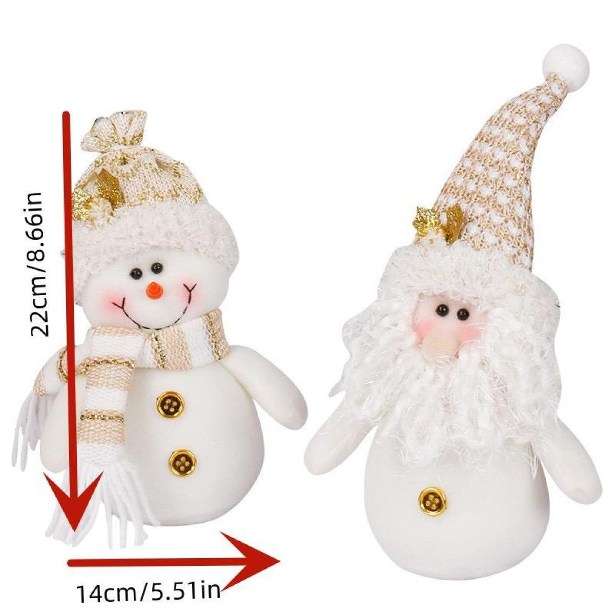 Christmas dwarf doll supplies old man snowman doll Christmas decoration products Christmas gift ornaments