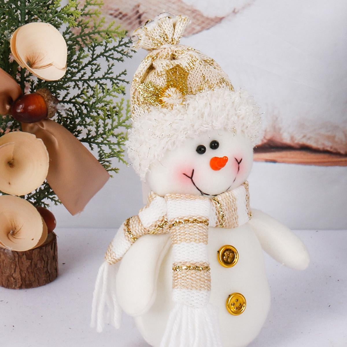 Christmas dwarf doll supplies old man snowman doll Christmas decoration products Christmas gift ornaments