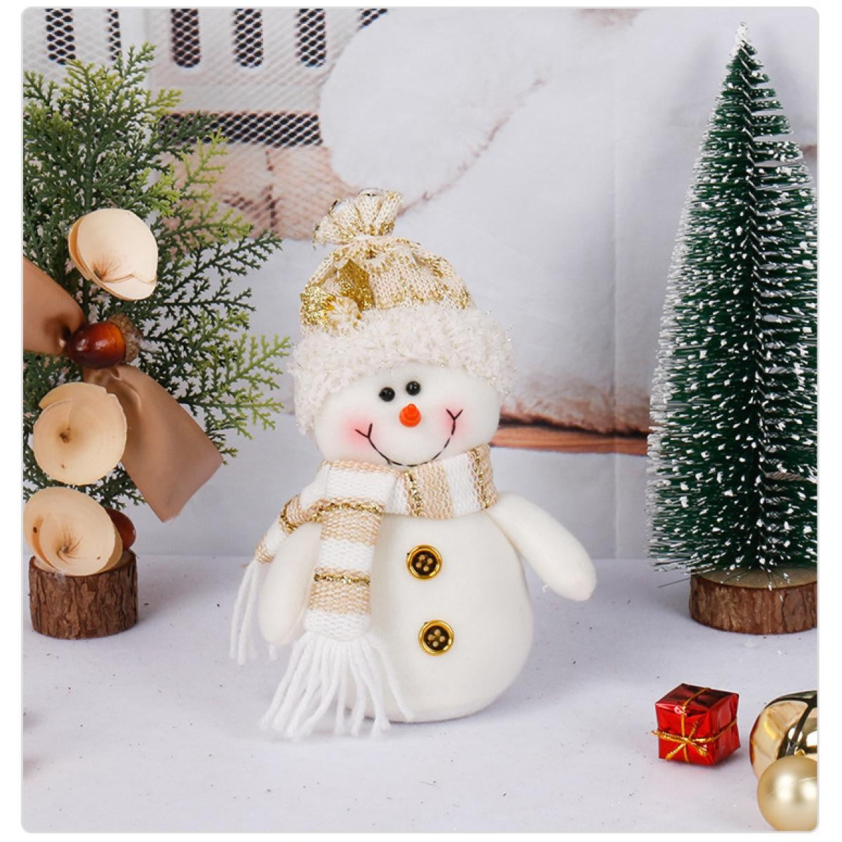 Christmas dwarf doll supplies old man snowman doll Christmas decoration products Christmas gift ornaments