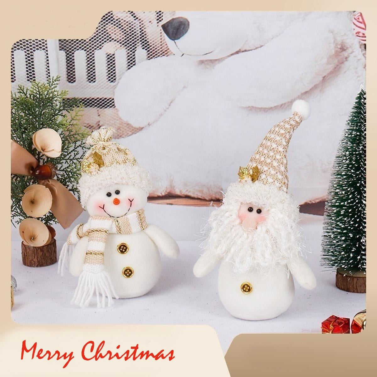 Christmas dwarf doll supplies old man snowman doll Christmas decoration products Christmas gift ornaments