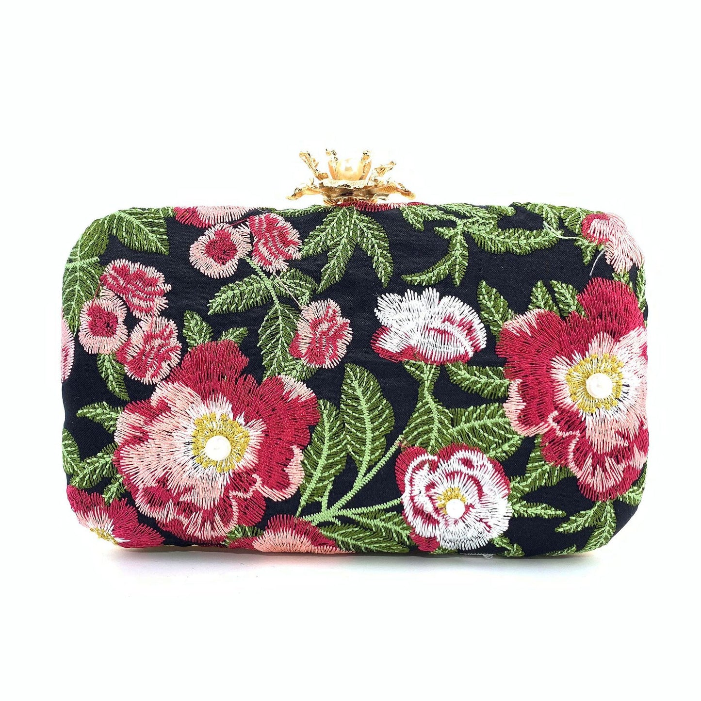 New Arrivals Embroidered handmade beaded Evening Bag Retro Pearl Banquet Evening Bag for women