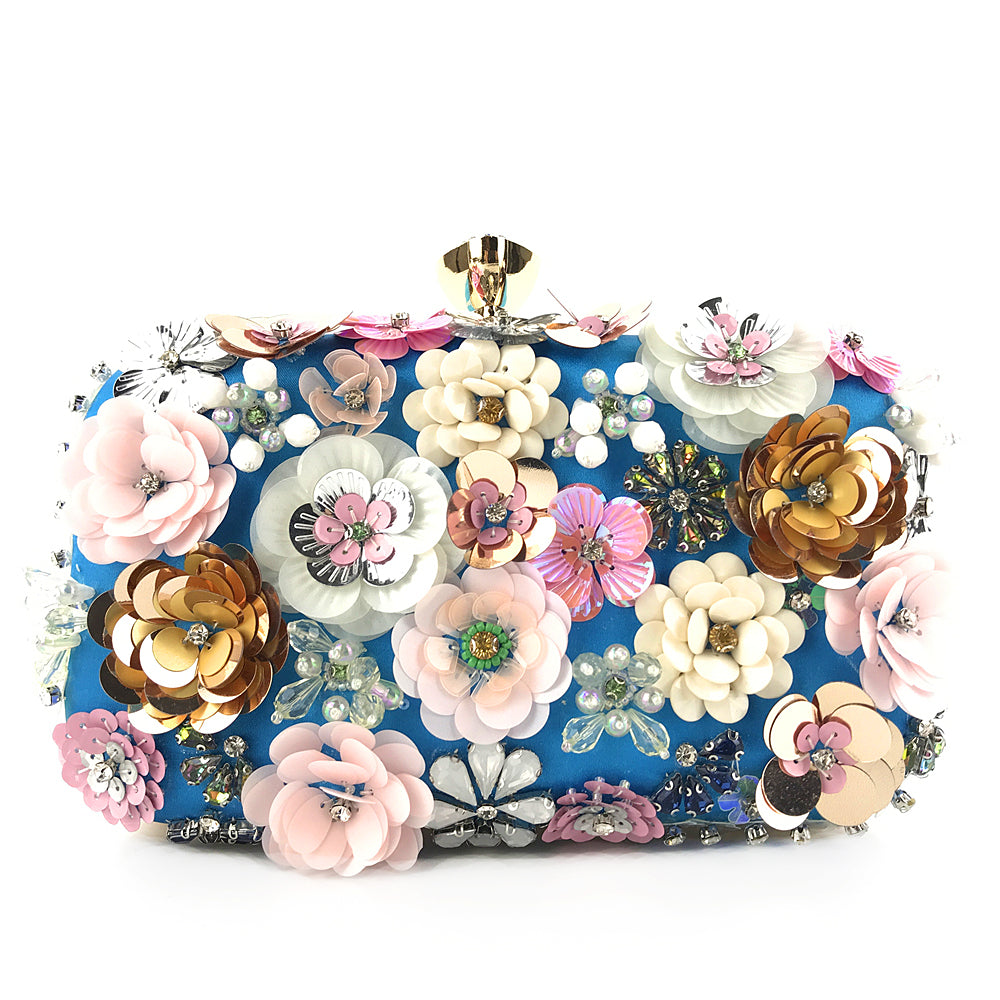 New Arrivals Fashion Evening Bags Handmade Flower Beaded Bags Banquet Wedding Party Bags Women Evening Clutch Women Purse