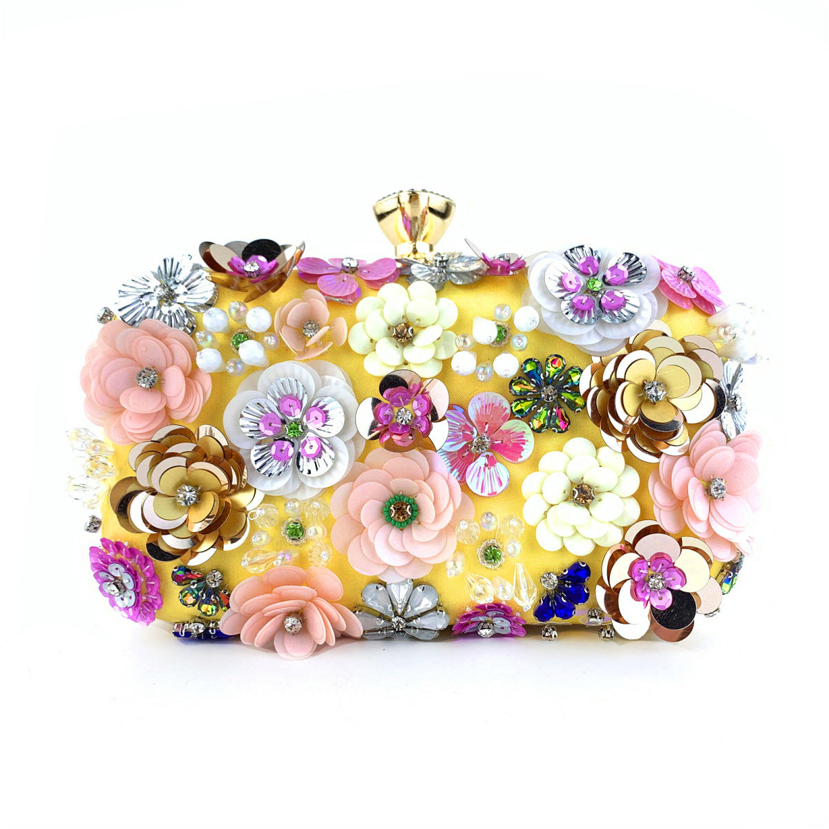 New Arrivals Fashion Evening Bags Handmade Flower Beaded Bags Banquet Wedding Party Bags Women Evening Clutch Women Purse