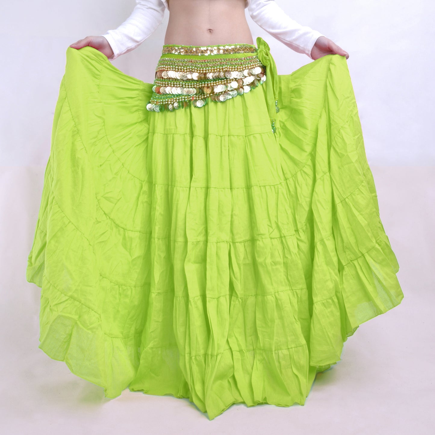 New Arrivals Super Big Swing 8 Meters Flax Tribal Skirt, Belly dance, Gypsy Skirt, Bohemia skirt