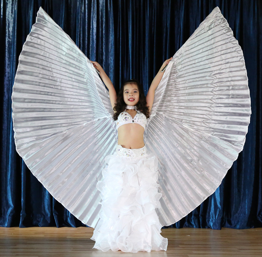 Costumes d'Halloween légers Ailes Isis de danse du ventre Ailes colorées pour enfants 