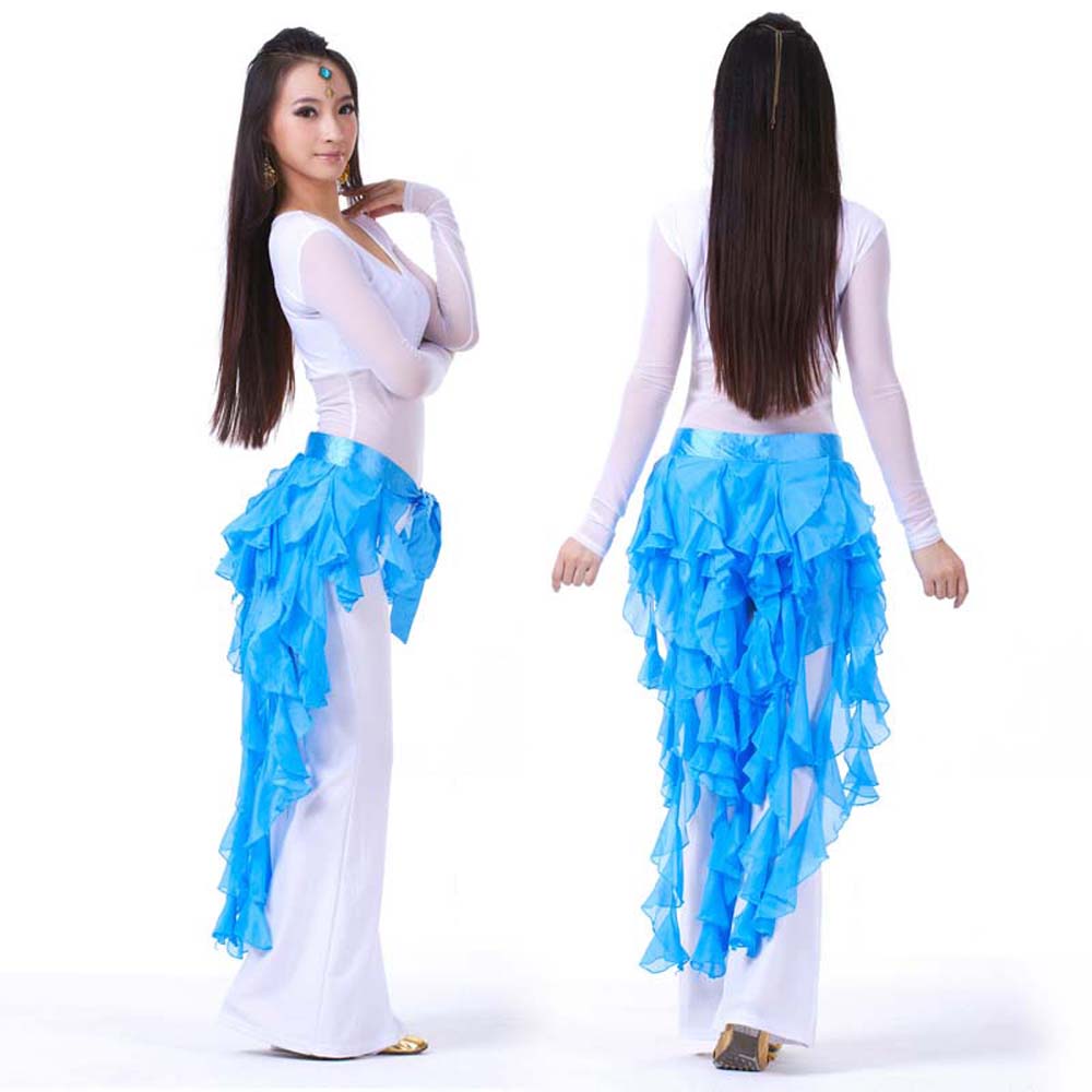 Premium Belly Dance Hip Scarf Egypt Style Belt Skirt Latin Dance Tassel Wave Skirt for Outfit