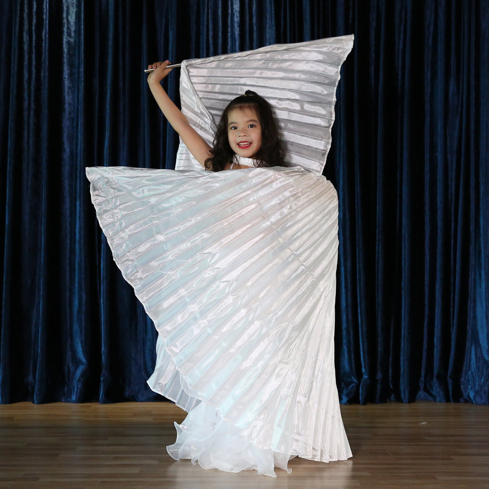 Costumes d'Halloween légers Ailes Isis de danse du ventre Ailes colorées pour enfants 