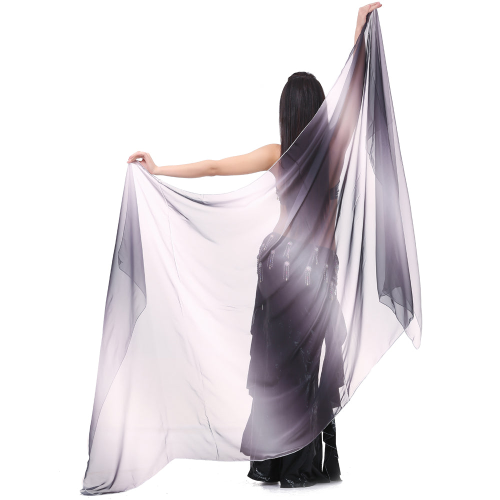 New Arrivals Lightweight Imitated Silk Stunning Handmade Hand Scarf Belly Dance Scarf Belly Dance Veil