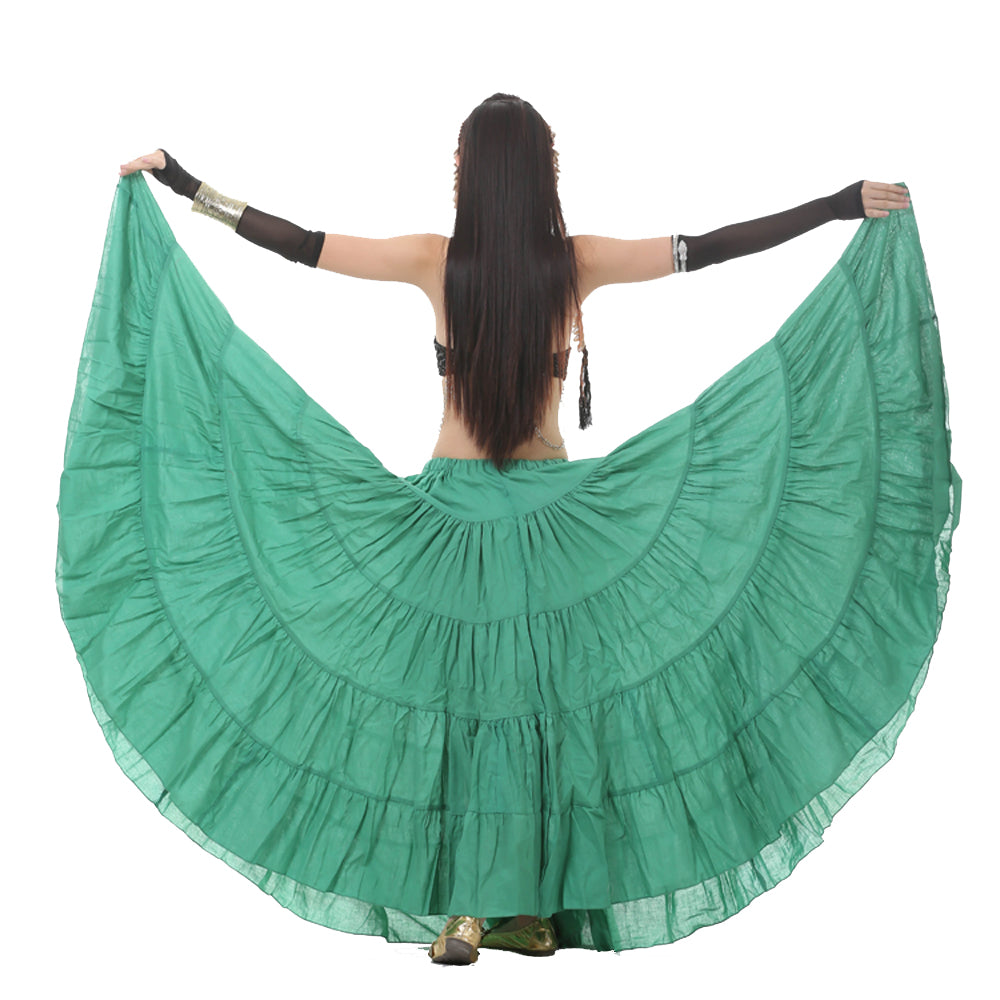 Super Big Swing 18 Meters Flax Tribal Skirt, Belly dance, Gypsy Skirt, Bohemia skirt